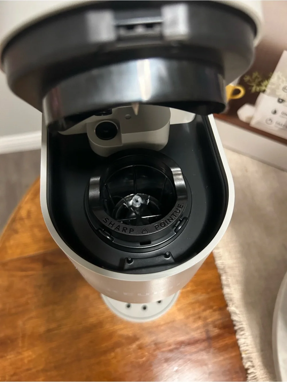 Brand new Keurig K-Mini Single Serve Coffee Maker Box with Yellow Mug Artwork